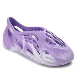 2026 Hollow Slippers Summer New Trendy Fashion Men Women Designer Sandals Solid Color Splicing Leisure Outdoor Sports Couple Beach Shoes