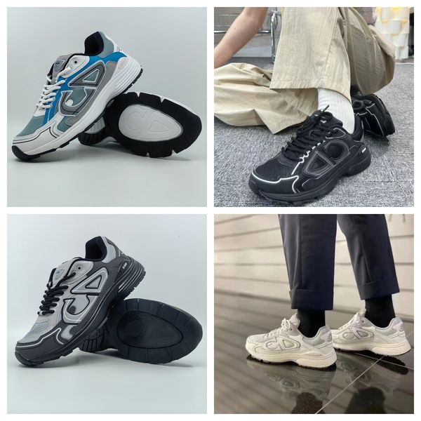 Luxury Designer shoes Men's mesh breathable dad low-top sports shoe casual wear-resistant shock-absorbing Sneaker B30 B25