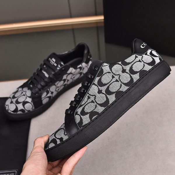 Luxury Designer shoe New Korean Style Trendy Fashion Large Size Casual Sports Lace-Up Men Shoes Clip