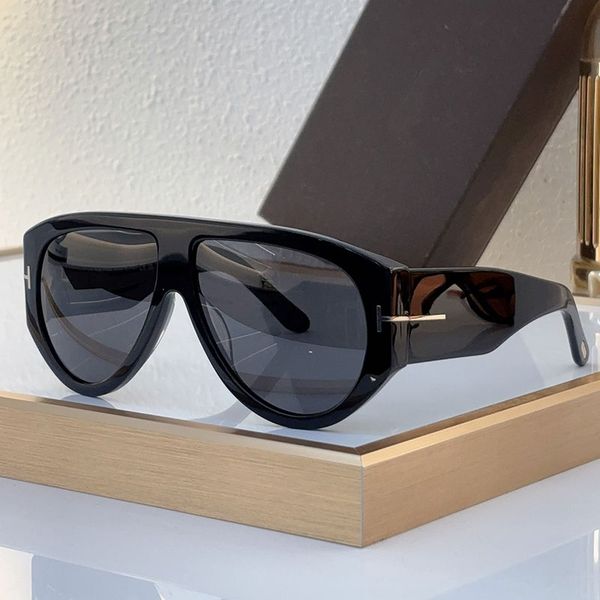 Summer BRONSON SUNGLASSES TF1044 Mens Shiny acetate style Sunglasses UV400 Protective Womens Fashion Retro Style Sungl TF Tom''Ford''Fordd''Sunglasses T0T8